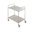 Stainless Steel Cleanroom Trolley-2 Tier Fully Welded