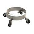 304 Stainless Steel Circular Bogie With Swivel Castors