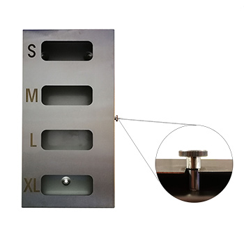 Glove Dispenser With Hinged Door � 4 Glove Compartments