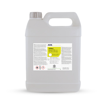 Sterile IPA Alcohol 70% in WFI Water - 5 Litre Bottles
