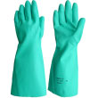 Flock Lined Nitrile Rubber Gauntlet - Chemical Resistant