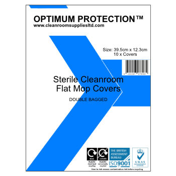 Sterile Optimum Flat Mop Covers - Polyester/Cellulose